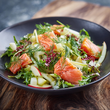 Salade Modena au saumon fumé