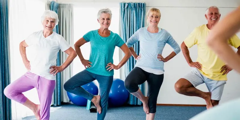 L’équilibre diminue avec l’âge, mais il se renforce très facilement.