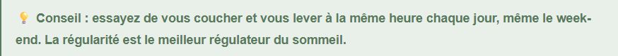 Mieux dormir