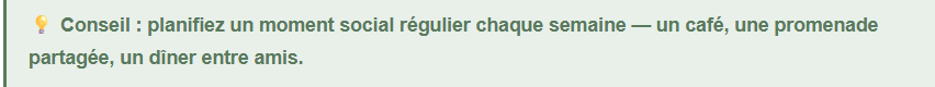 Entretenir ses relations